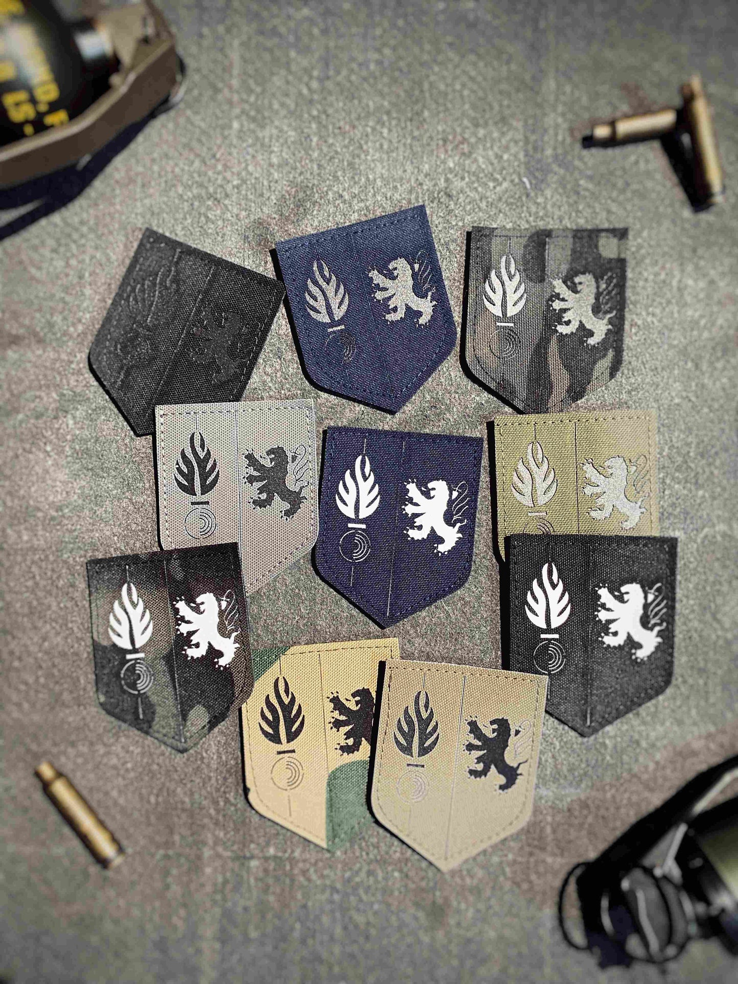 Patch Blason / Région de Gendarmerie Mobile de Lille Lasercut