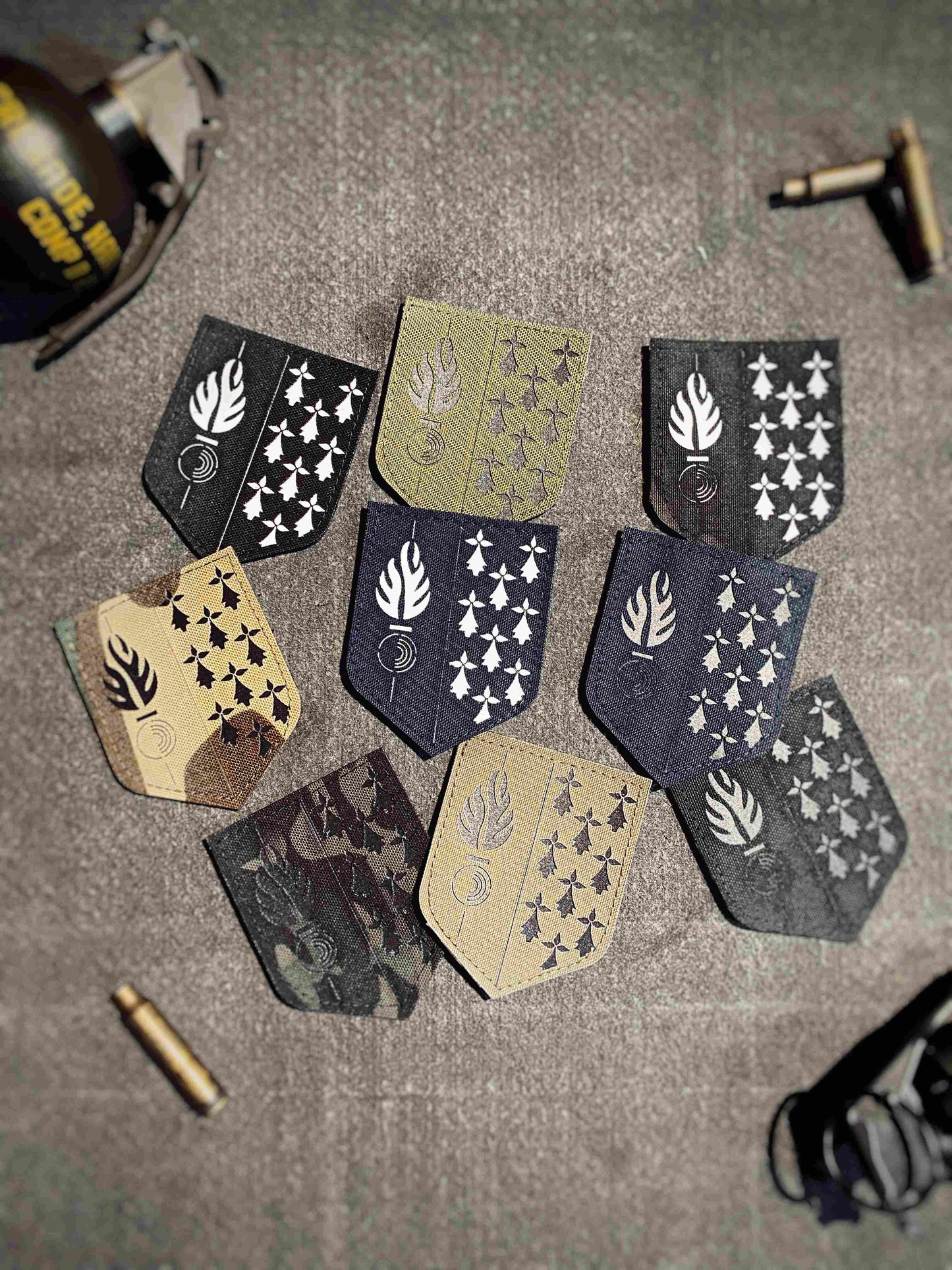 Patch Blason / Région de Gendarmerie Mobile de Rennes Lasercut
