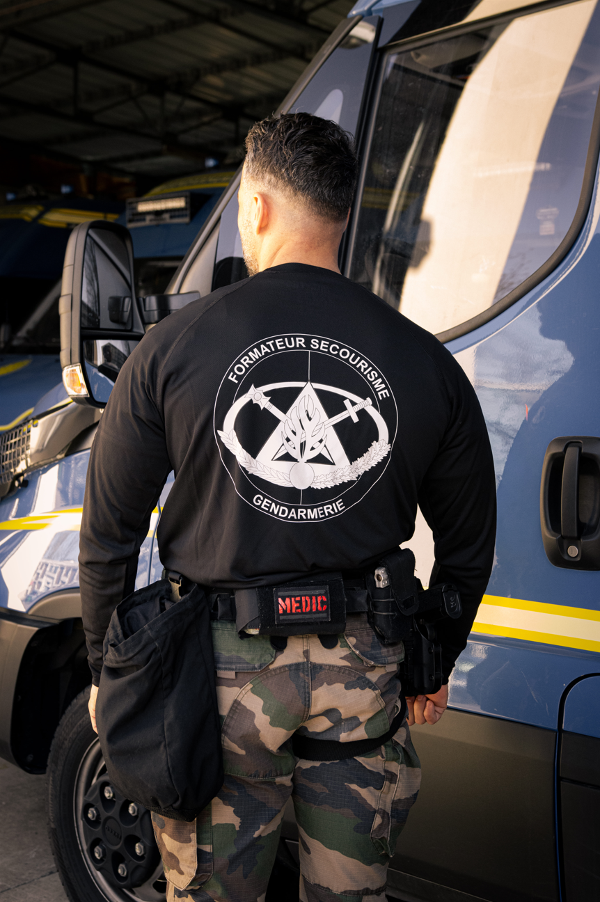 T-shirt Formateur Secourisme Tactique Gendarmerie