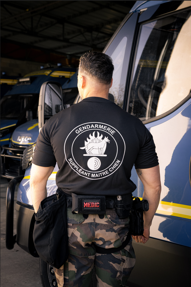 T-shirt Suppléant Maitre Chien Tactique Gendarmerie
