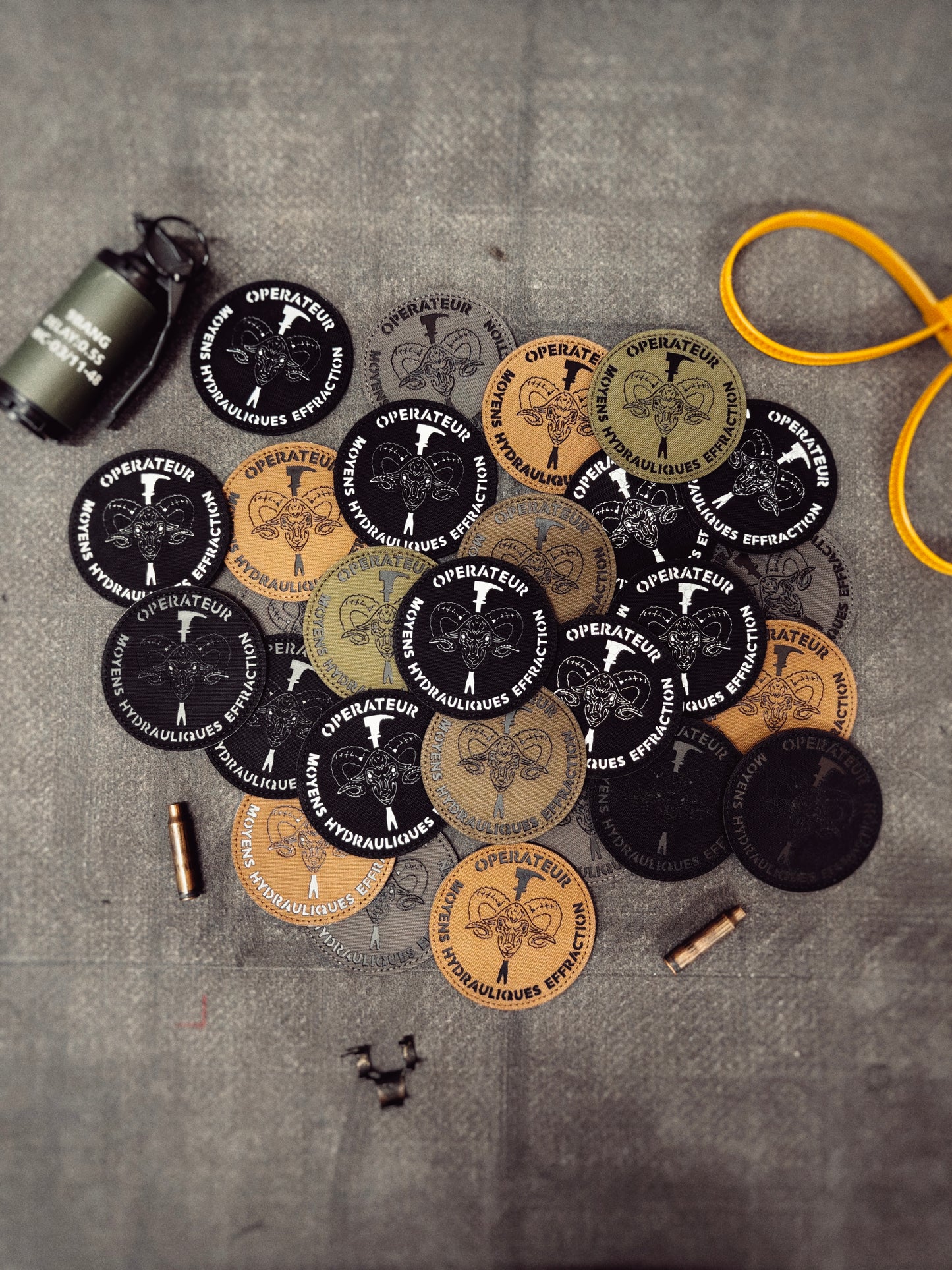 Opérateur Moyens Hydrauliques Effraction Patch Lasercut