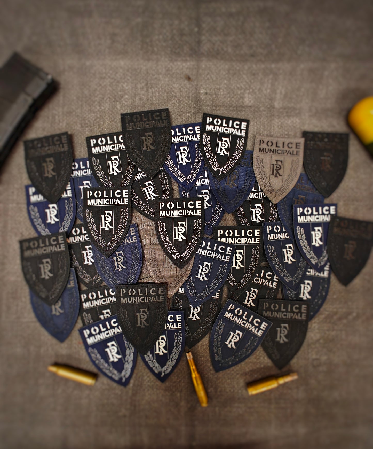 Patch Police Municipale Lasercut