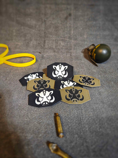 Patch PHACOCHERE / le H war  lasercut kägwerks