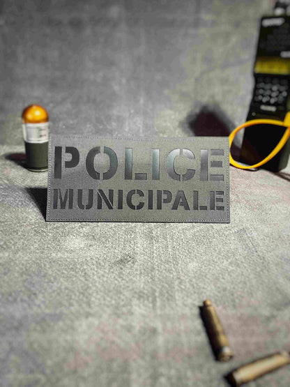 Police Municipale (21x10) Gris