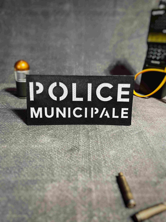 Police Municipale (21x10) Noir