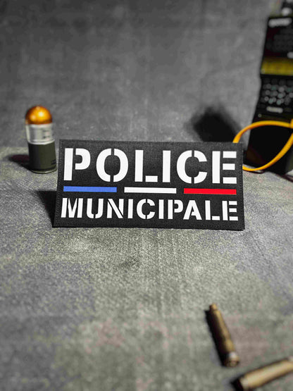 Police Municipale (21x10) Noir