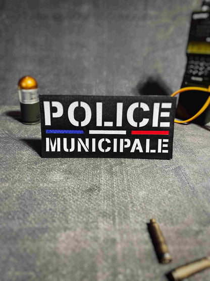 Police Municipale (21x10) Noir