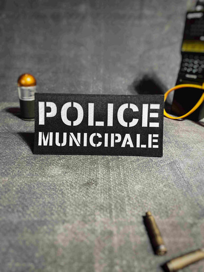 Police Municipale (21x10) Noir