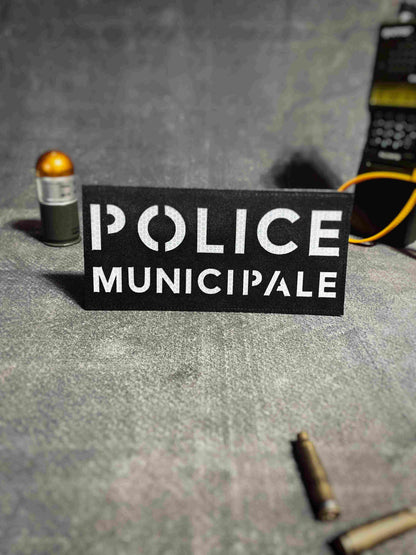 Police Municipale (21x10) Noir