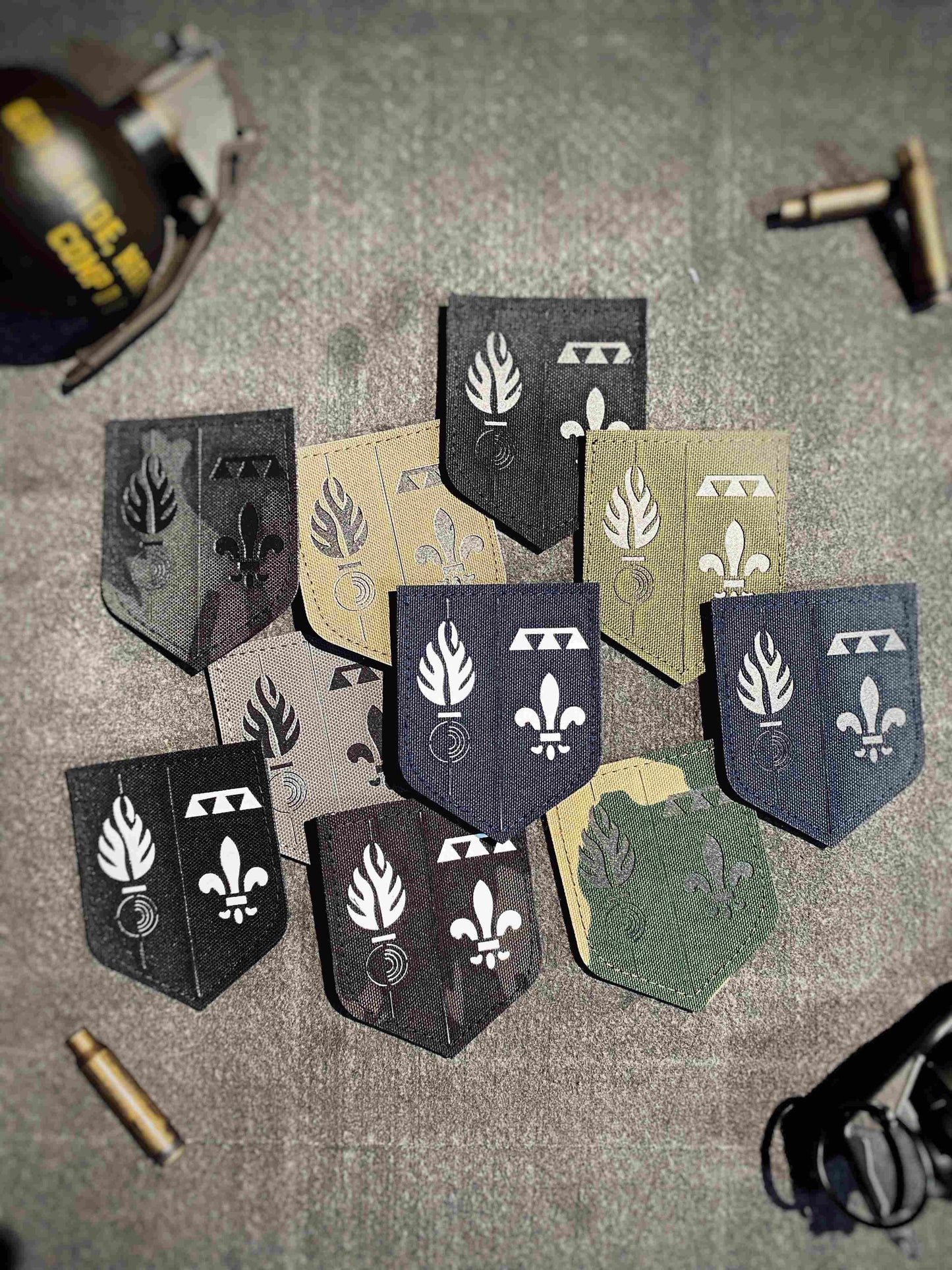 Patch Blason / Région de Gendarmerie Mobile de Marseille Sud Est  Lasercut