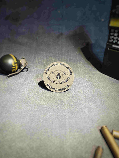 Patch Formateur Secourisme lasercut
