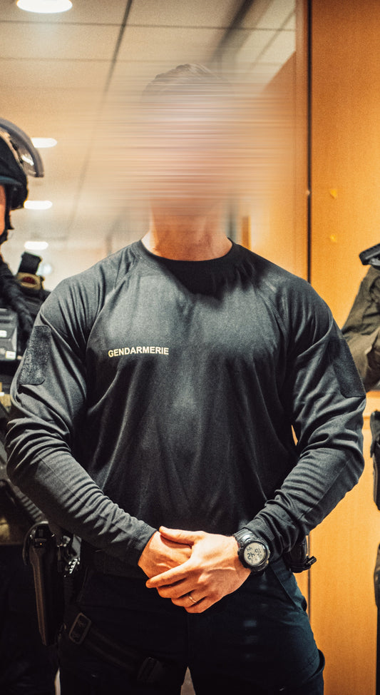 T-shirt GENDARMERIE Thermique Tactique Quickdry manches longues