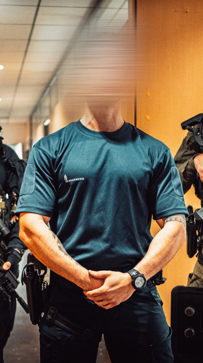 T-shirt GENDARMERIE Thermique Tactique Quickdry manches courtes