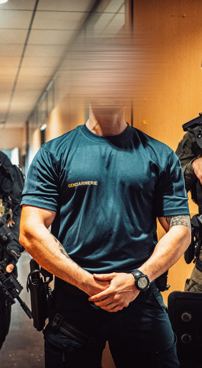 T-shirt GENDARMERIE Thermique Tactique Quickdry manches courtes