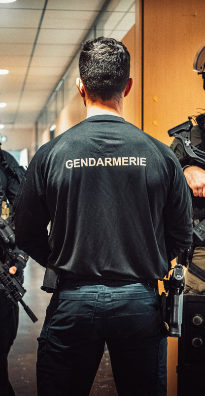 T-shirt GENDARMERIE Thermique Tactique Quickdry manches longues