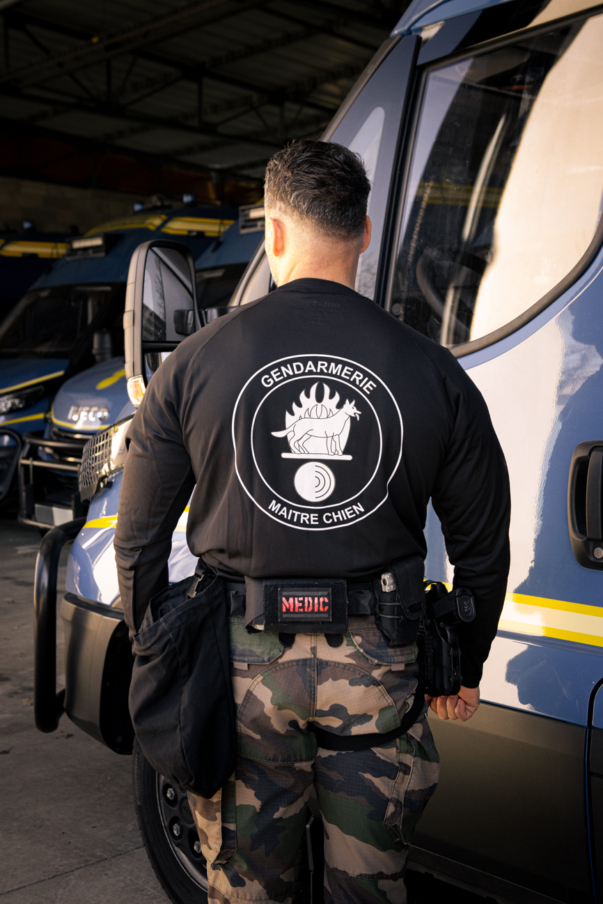 T-shirt Maitre Chien Tactique Gendarmerie