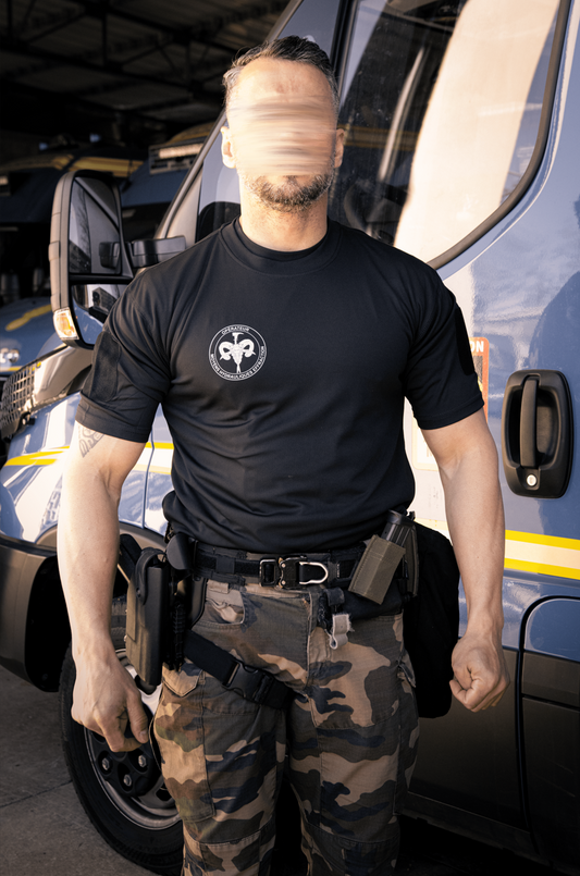 T-shirt Opérateur Moyens Hydrauliques Effraction Tactique Gendarmerie