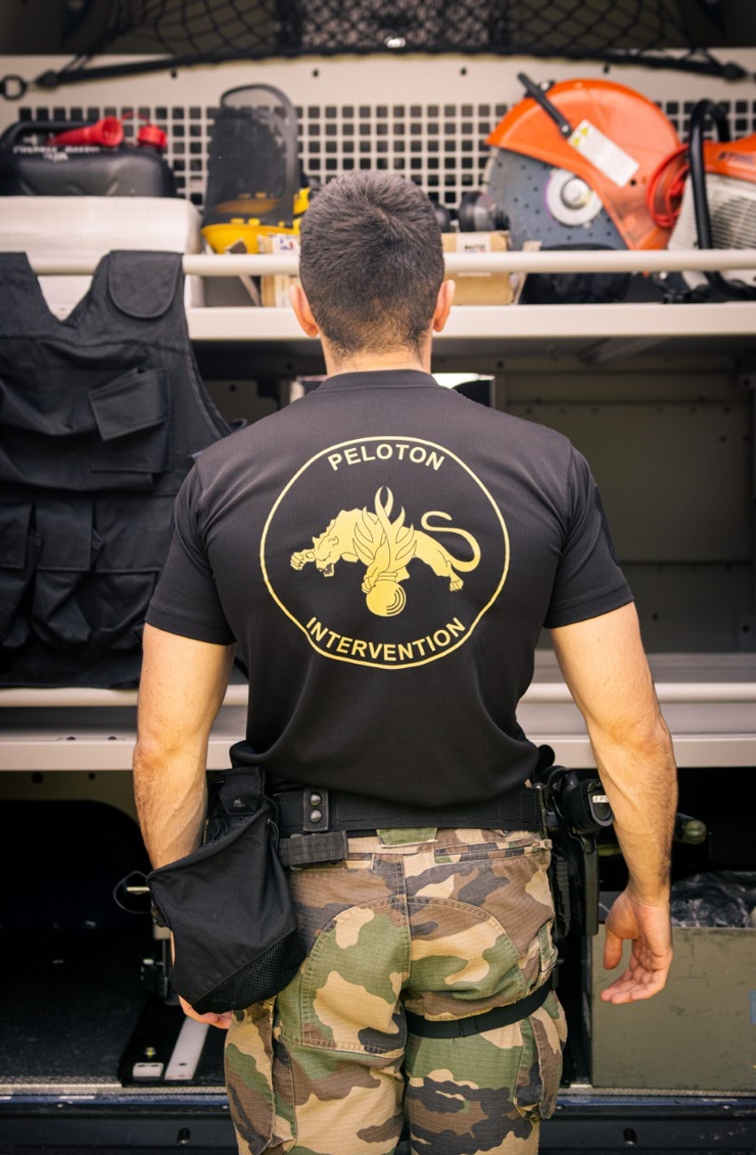 T-shirt Peloton d'Intervention Tactique Gendarmerie