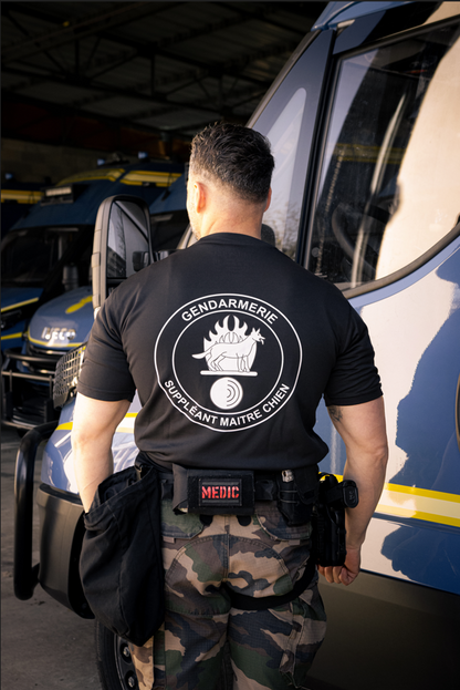 T-shirt Suppléant Maitre Chien Tactique Gendarmerie