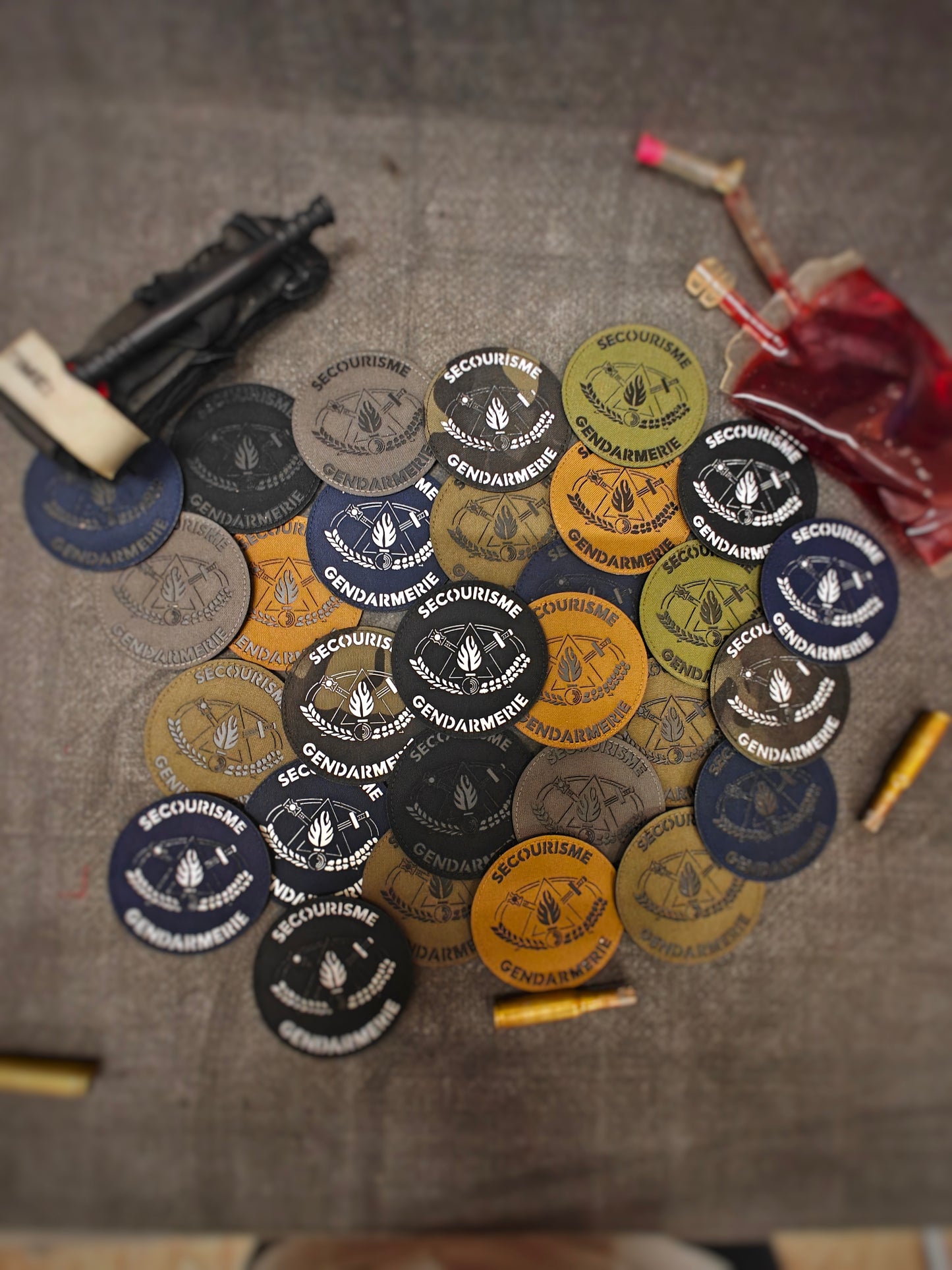 Secourisme Lasercut Gendarmerie Patch