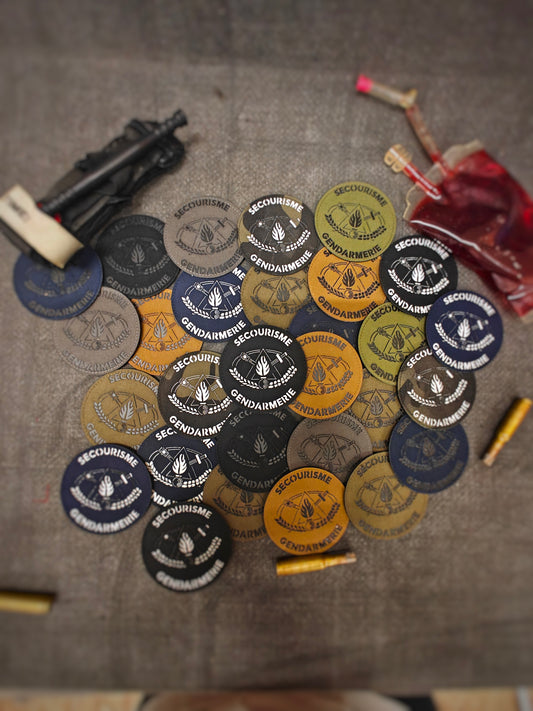 Secourisme Lasercut Gendarmerie Patch
