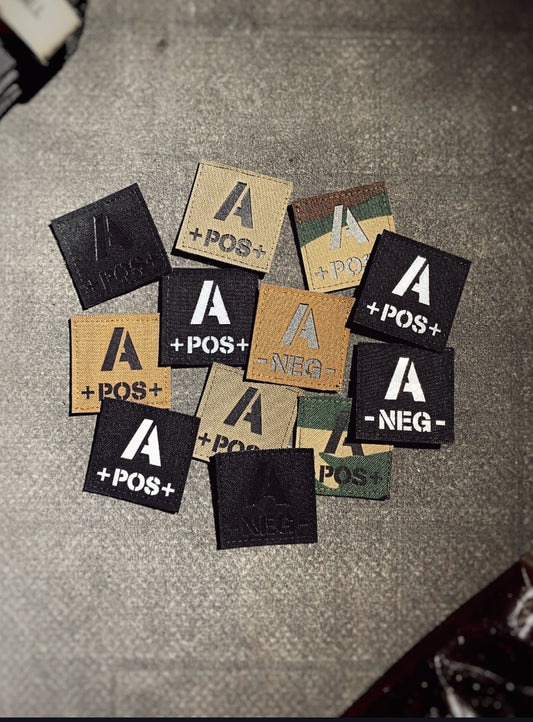 Patch Lasercut Groupe Sanguin A+ / A-