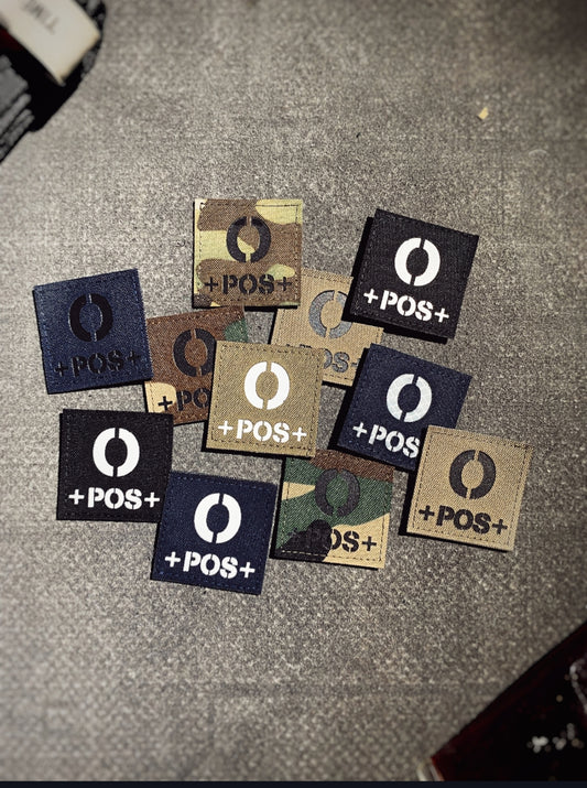Pacth Lasercut Groupe Sanguin O+ / O-